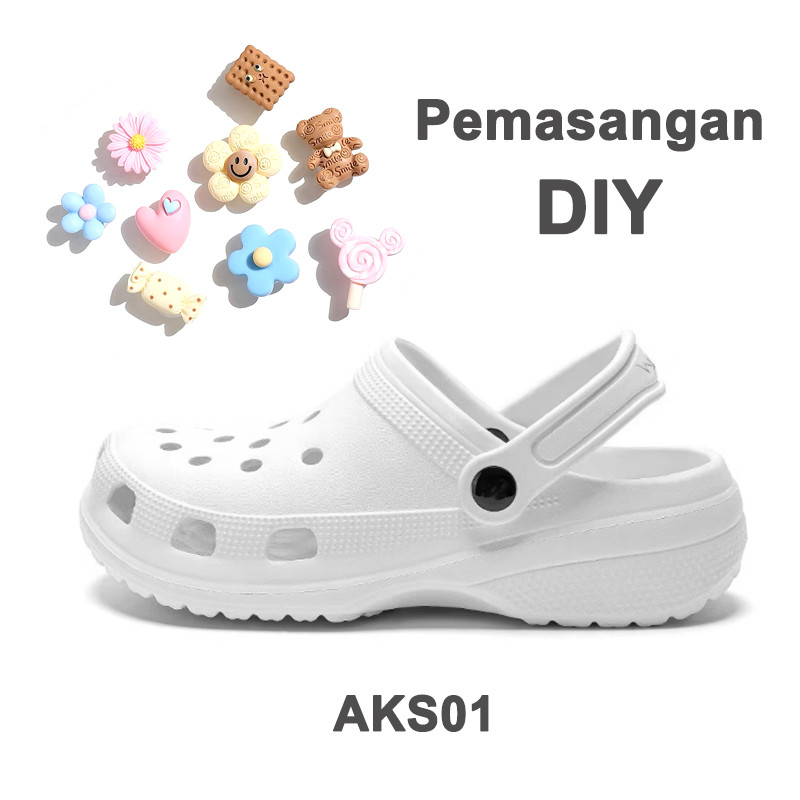 Sandal Wanita/Sandal Anti-Selip Berkaki Tebal  Sandal Wanita Mode Web Red Wanita Berkaki Tebal
