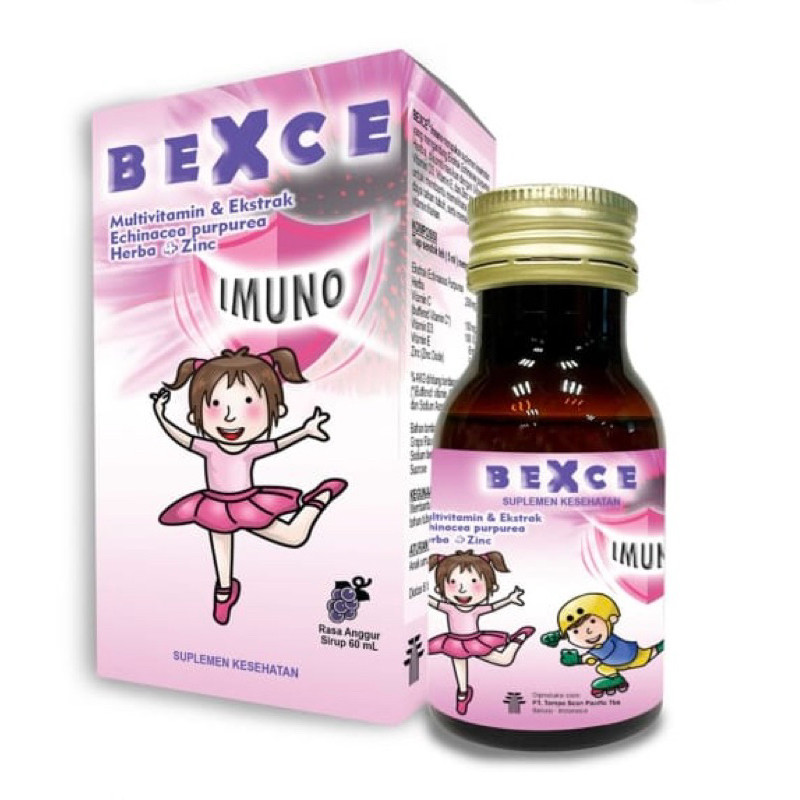 Bexce Imuno Sirup 60 Ml (Vitamin Daya Tahan Tubuh Anak)