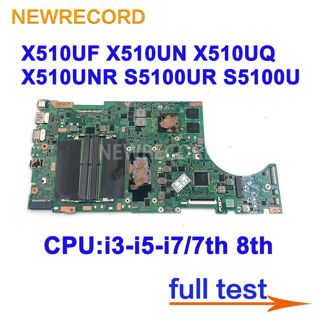 For X510UF X510UN X510UQ  X510UNR S5100UR S5100U Laptop Motherboard  W/I3 I5 I7-6th/7th 930MX/940MX/