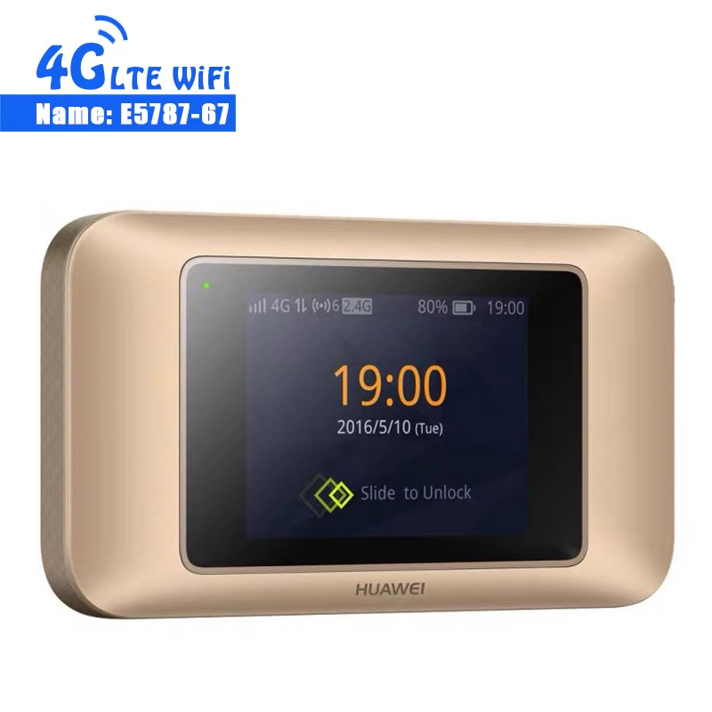 Huawei e5787 E5787Ph-67a LTE Cat6 Mobile WiFi Hotspot 4G Portable Router + 3000mAh Battery + 2pcs An