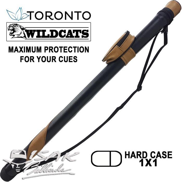 Toronto Wildcats 1x1 Case 200 - Tas Stick Hard Cue Billiard Biliar