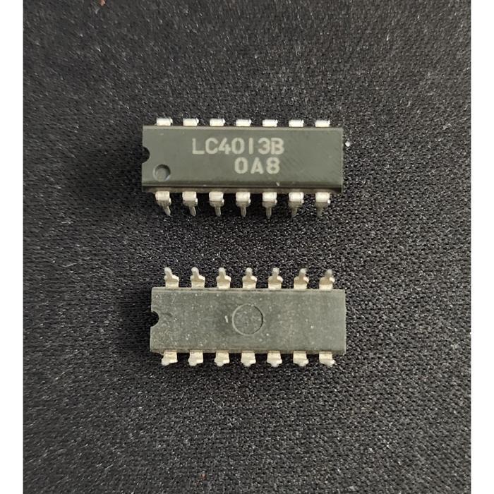 Komponen Integrated Circuit IC LC4013B 4013 Dual D-Type Filp-Flop Persamaan HEF4013B CD4013 DIP-14P