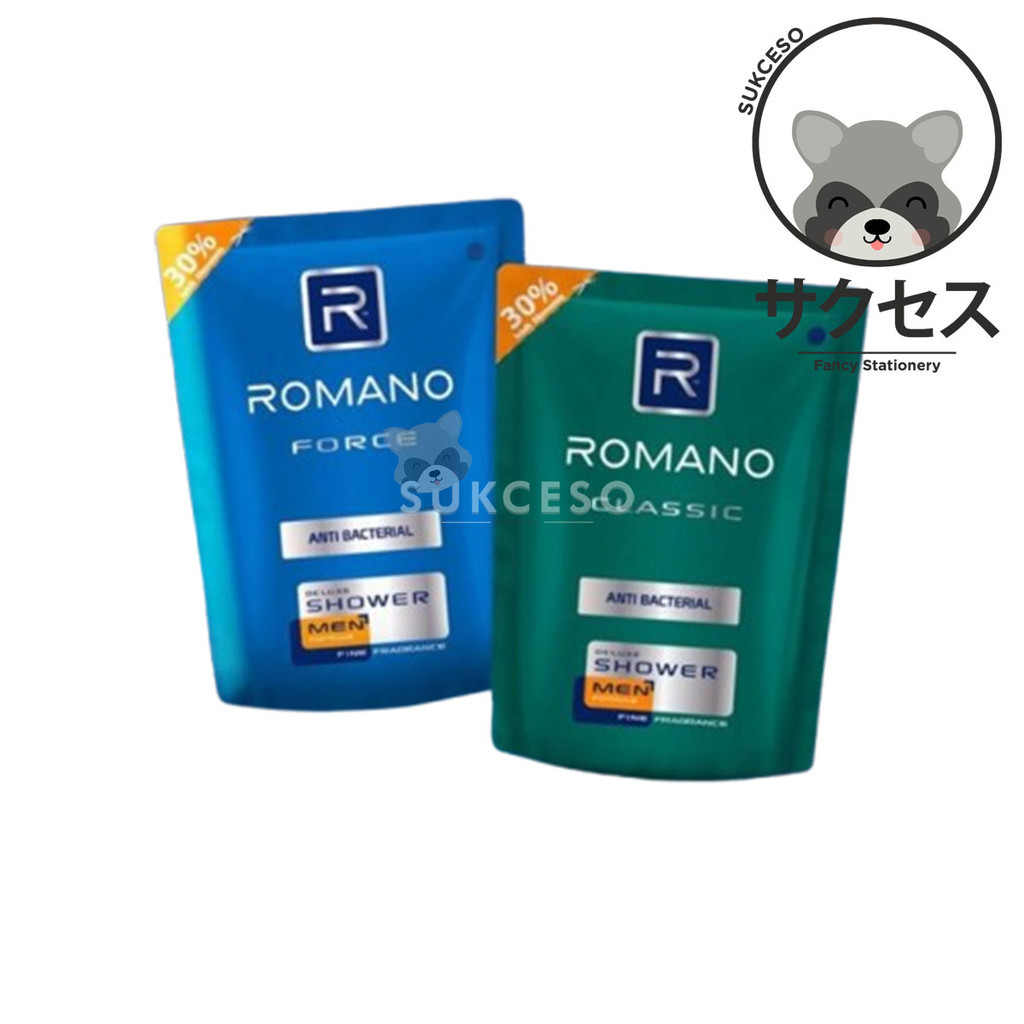 Romano body wash anti bacterial reffil/ 200ml | Romano Force, Romano Classic