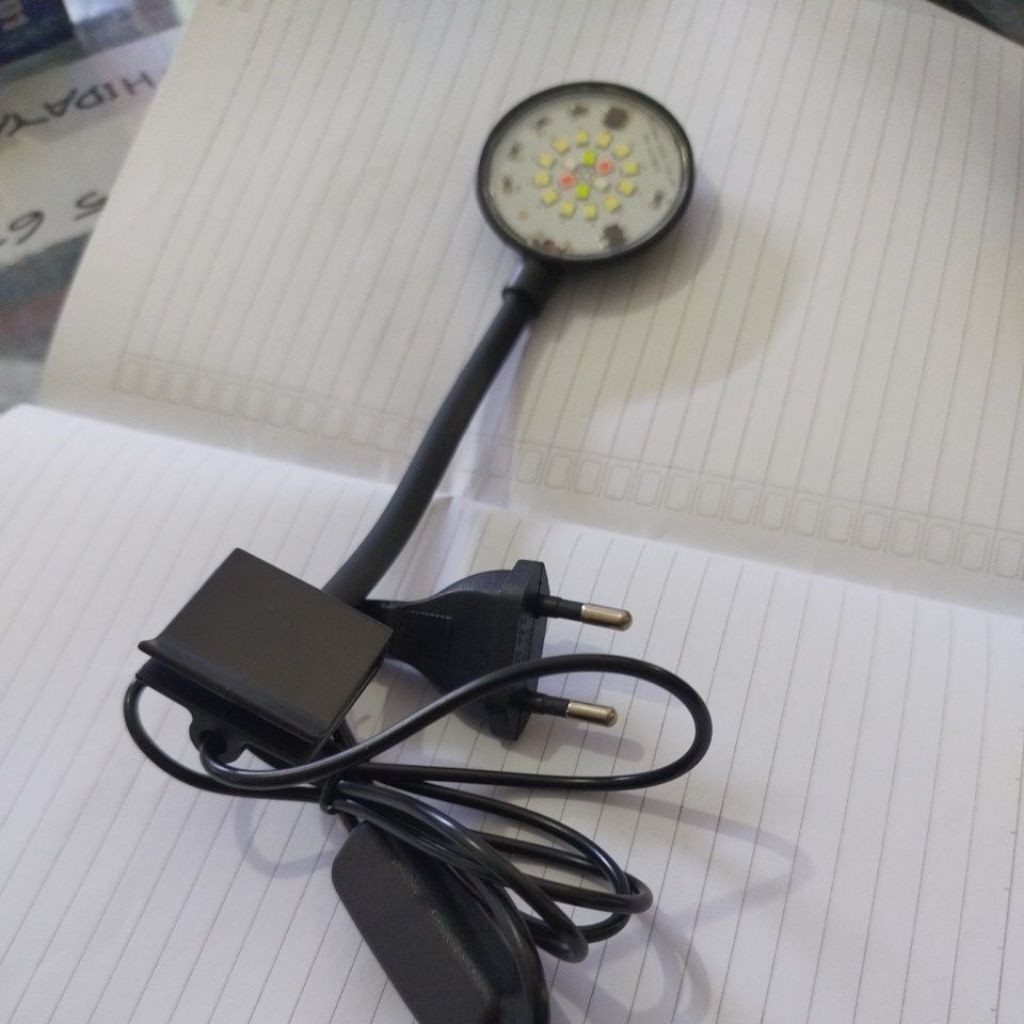 lampu jepit Aquarium