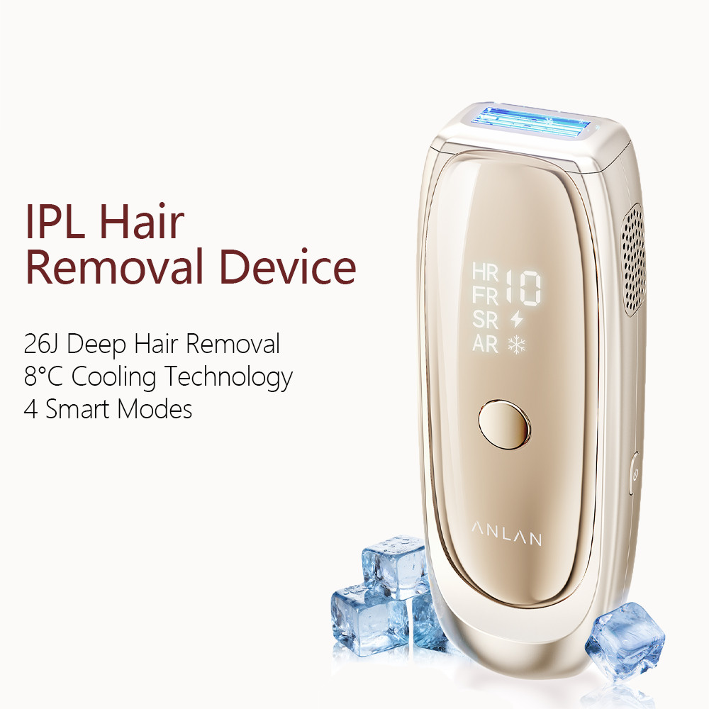 ANLAN IPL Hair Removal Unlimited Permanent Hair Removal 26J Laser Painless ICE Cooling Smart Hair Re