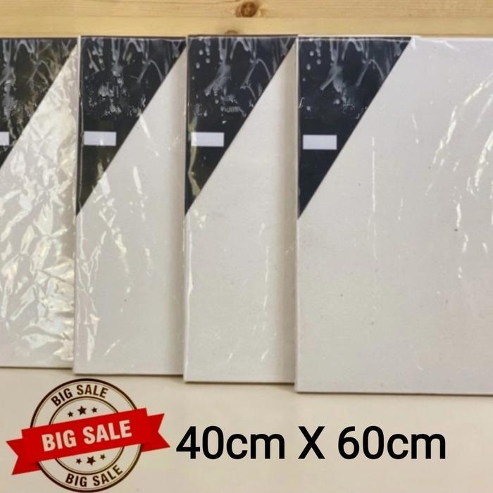 Kanvas Canvas Lukis buat melukis 40 X 60 cm 40x60cm spanram painting p