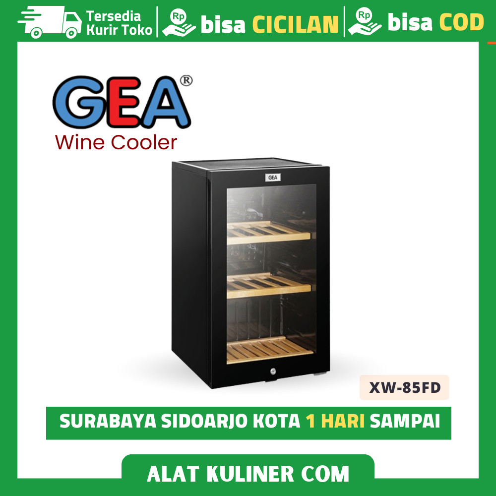 Kulkas Pendingin Mini Minuman Gea XW-85FD Display Cooler Mini Single Door