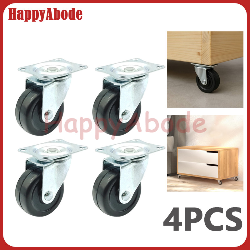 Roda Trolley Troli 1 Inch/1.25 Inch/1.5inch / Kastor Roda Troli Nylon Furniture Etalase Troly