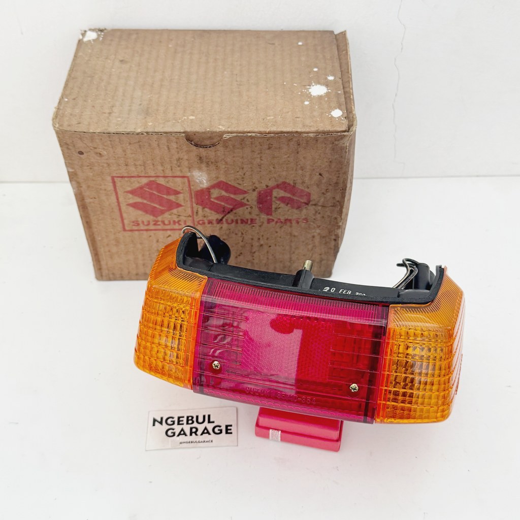 Reflektor Assy Stop RC80 PNP RC100 Bravo Lampu Stop MERAH ORANGE MUDAH SUZUKI ORI JAPAN 35710 35490L