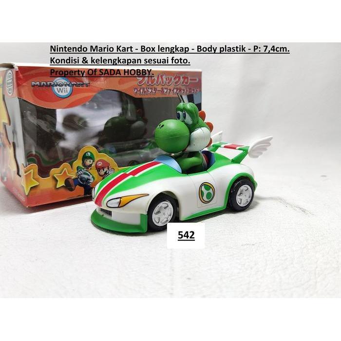 Mario Kart Wii Nintendo Racer Model Toys Yoshi Plastik Pullback