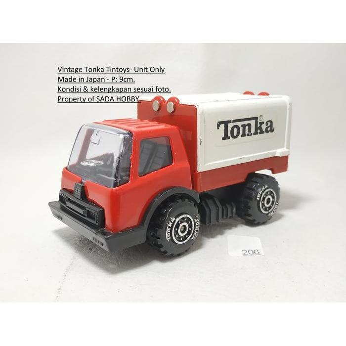 Tonka Tin toys Japan Truck Wingbox Merah Vintage Toys