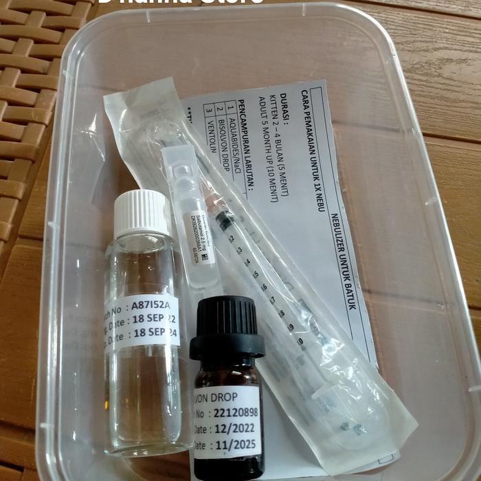 paket nebulizer untuk kucing/ hewan peliharaan
