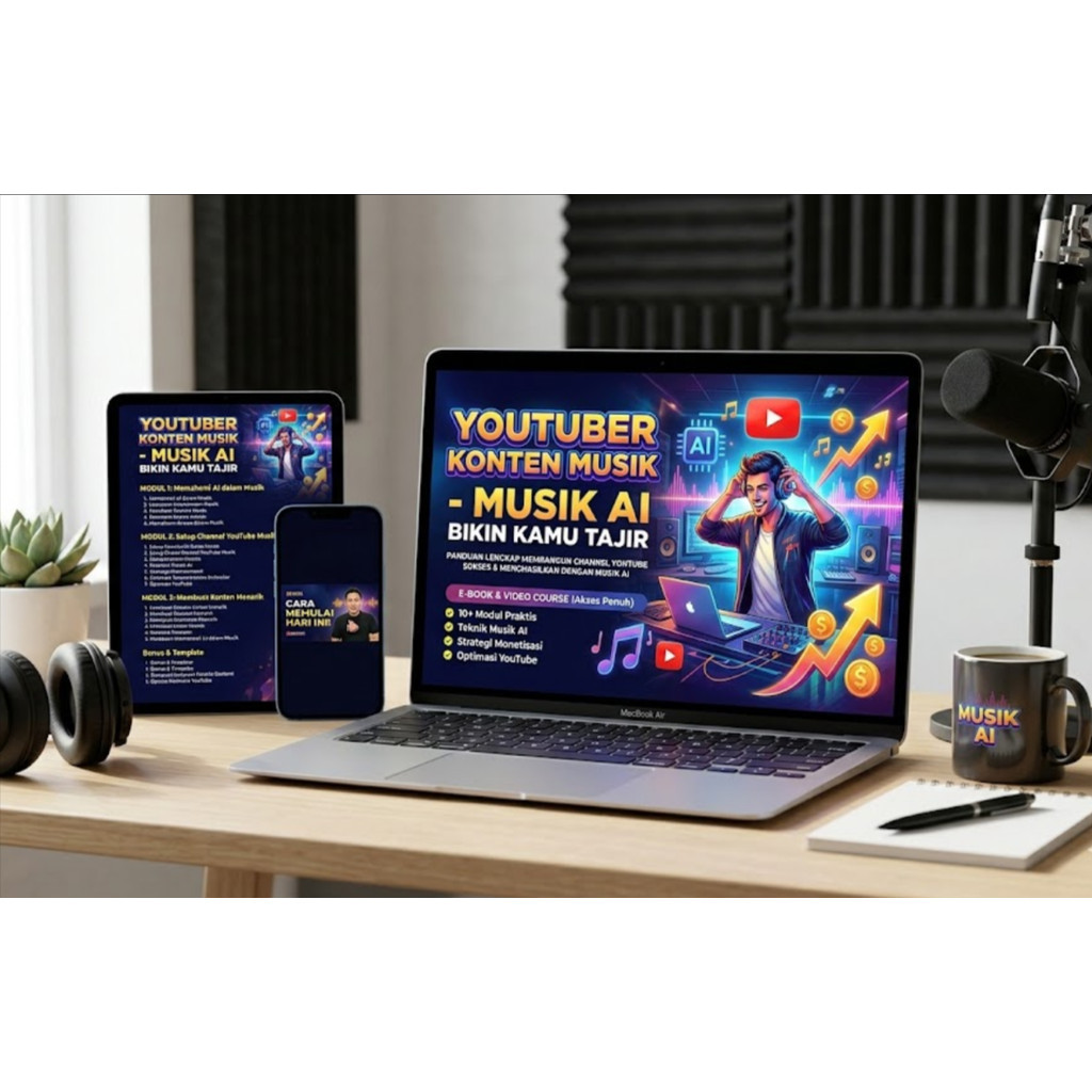 Youtube Musik AI - Youtuber Konten Musik AI yang Bikin Kamu Tajir Mama Digital