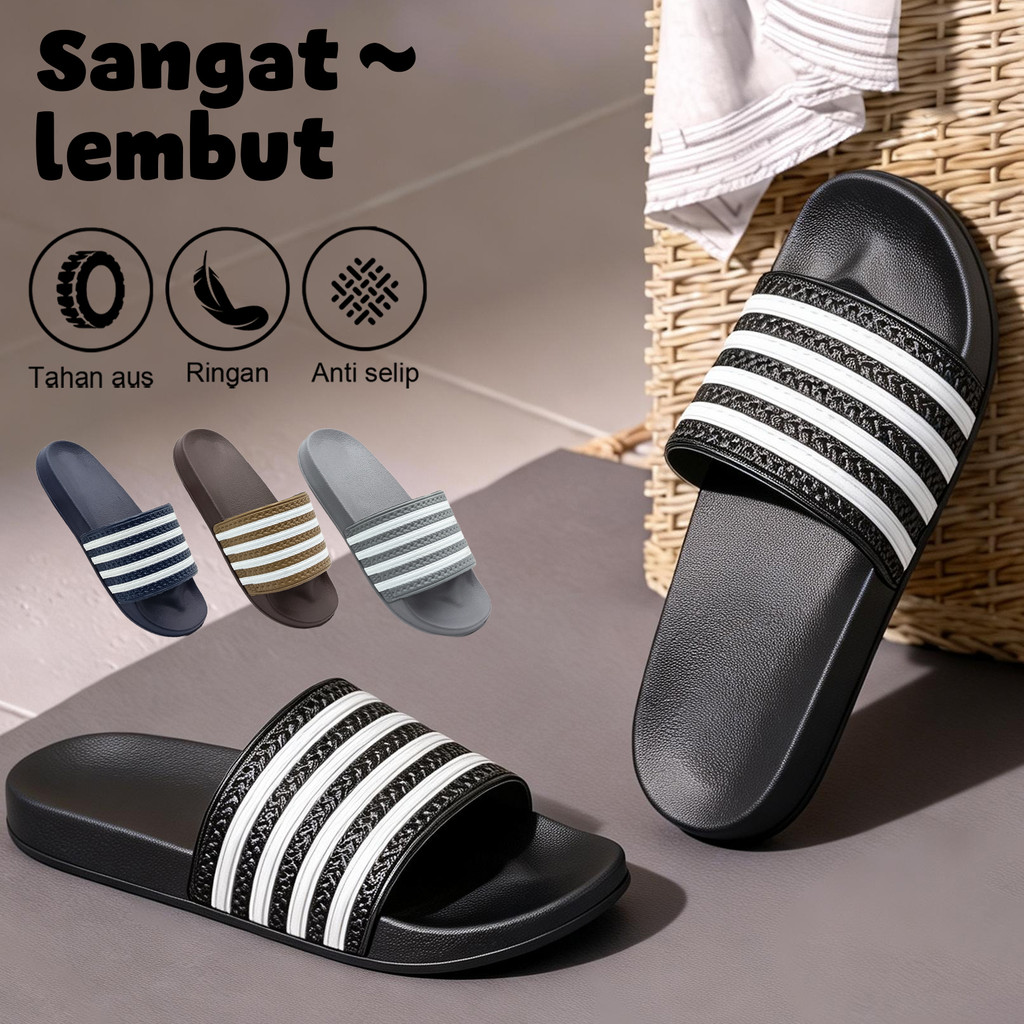 INKAYNI Sandal rekat pria Sandal slop pria original 100% brandedtermurah store Sandal pria karet emp