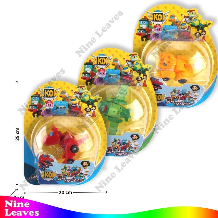 Mainan Robot Deform Gogo Dino Okok Transforms Go Mainan Robot Berubah Bentuk