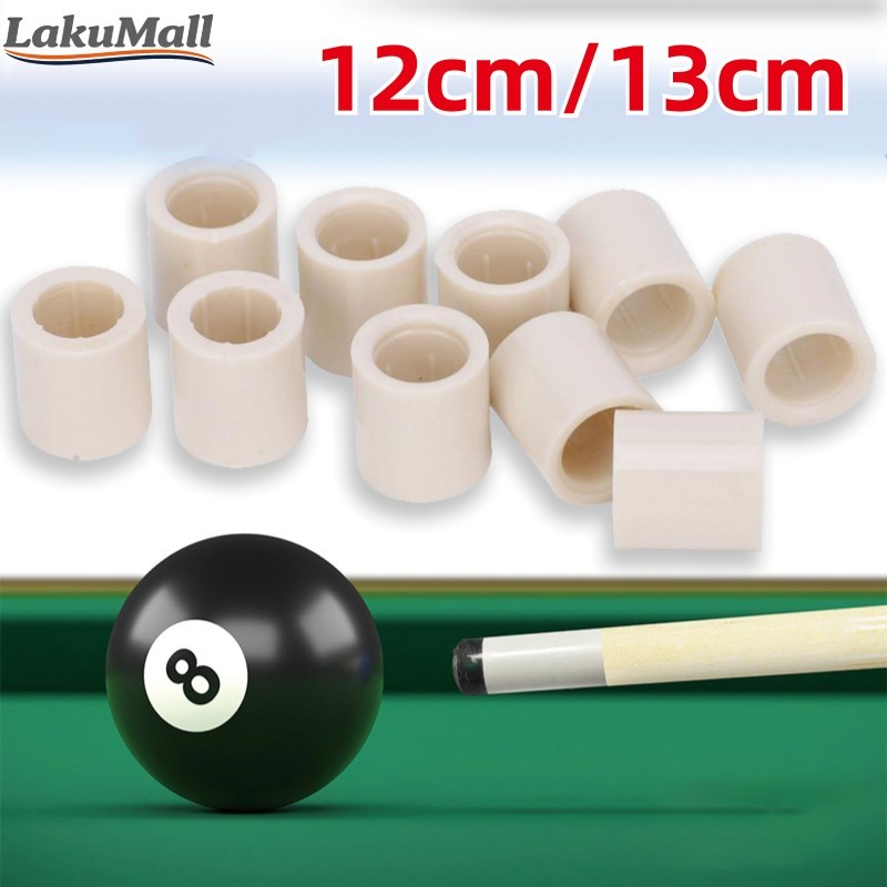 10PCS/Pack Ferrule Billiard 12mm 13mm Aksesori Penting untuk Stik Billiard Profesional Ferrule Stik 