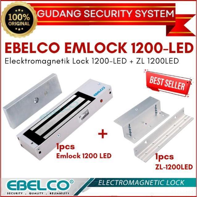 Ebelco Emlock 1200 + ZL 1200 Magnetic Lock (EmLock 1200 lbs)- AP