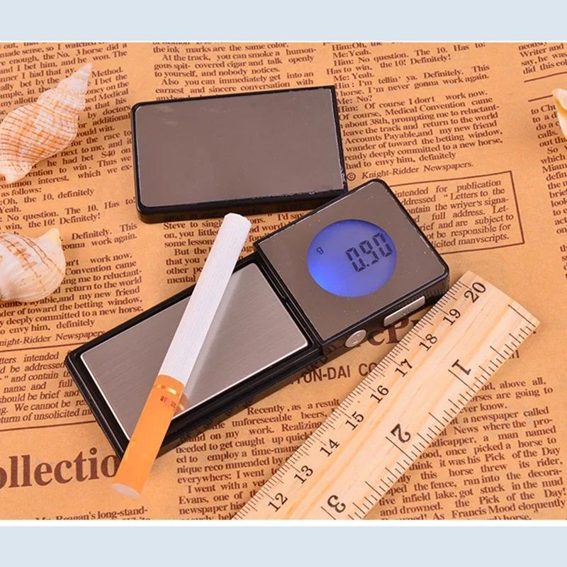 100g/ 0.01g Ultra Mini Jewelry Digital Pocket Mirror Scale small Gram Weight Balance Pocket Balance 