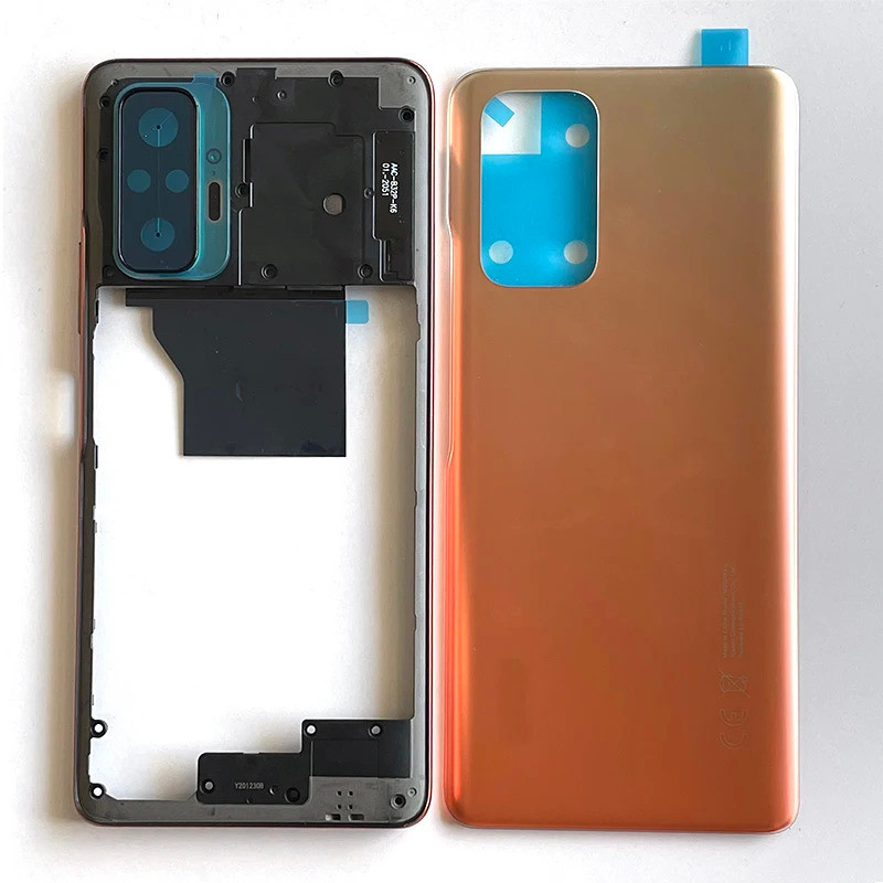 For Xiaomi redmi note 10 pro M2101K6G Battery Cover 10 Max M2101K6I Middle Frame Holder Housing