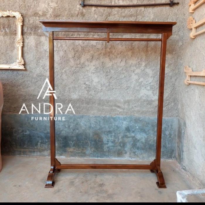 gawangan baju minimalis gawangan baju batik minimalis kayu jati