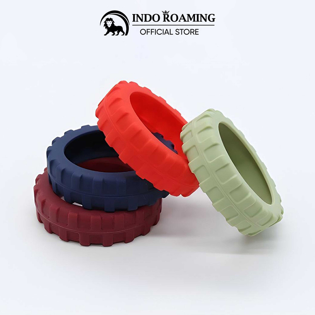 Indo Roaming Silikon Pelindung Roda Koper Universal untuk Koper Kabin & Bagasi