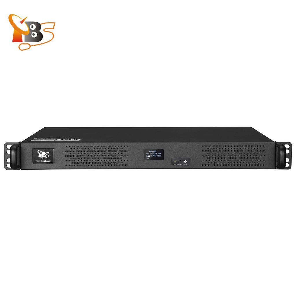 TBS2952 MOI Pro MAX Professional 1U IPTV Streaming Server4 PCIe Slots Support 32 TV Tuners for Live 