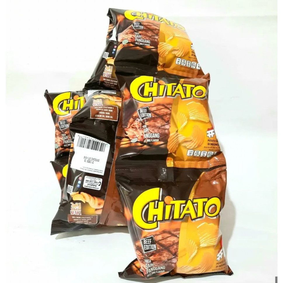 Chitato Sapi Panggang Per Renceng isi 10 bks (Gratis DUS+BUBBLEWRAP) PAKET SEMBAKO MURAH JAJANAN SNA