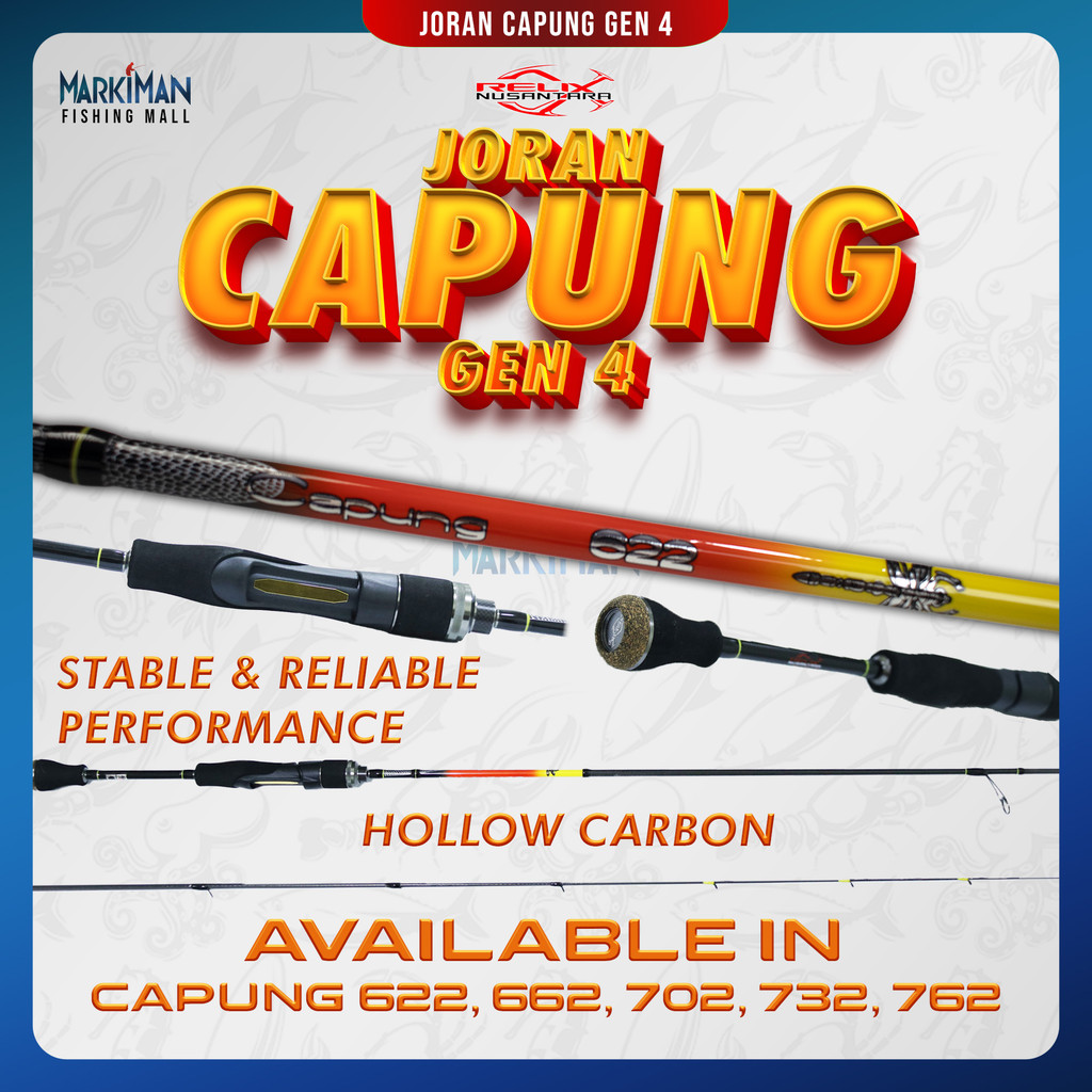 JORAN RELIX NUSANTARA CAPUNG GEN 3 PENTA SERIES NEW GEN 4 JORAN PANCING ROD UL ULTRALIGHT SPINNING G