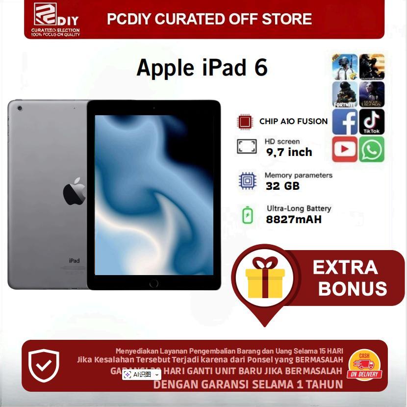 #[Bekas] Apple iPad 6 PROMOTERMURAH penampilan dan warna 70%, produk yang dibeli di sini memiliki ca