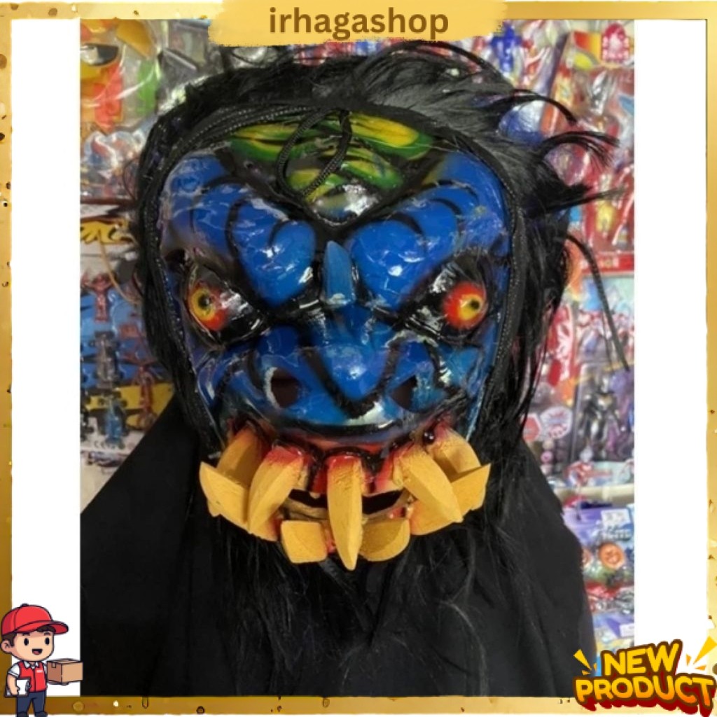 READY PROMO Topeng Gedruk / Gedruk Mika / Topeng Buto / Topeng Gedruk / Gedruk IRH