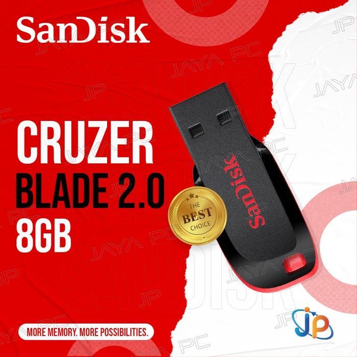 FlashDisk Sandisk CZ50 8GB - Flash Disk Cruzer Blade 8 GB USB