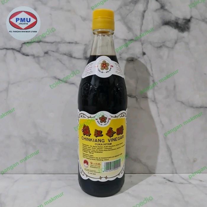 chinkiang vinegar - cuka hitam 550 ml