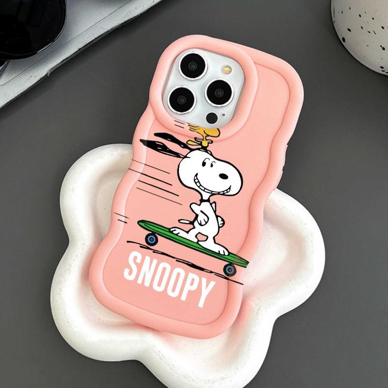 Case OPPO Reno11 F Reno3 4G Reno4 Reno5 5G Reno6 Lite Reno7 Z Reno8 Casing Anime Snoopy Soft Bumper 