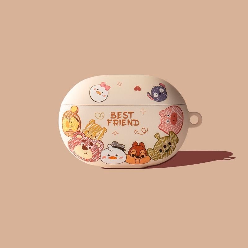 Casing Earphone Huawei FreeBuds SE 4/SE 4 ANC Motif Kreatif Babi dan Tupai