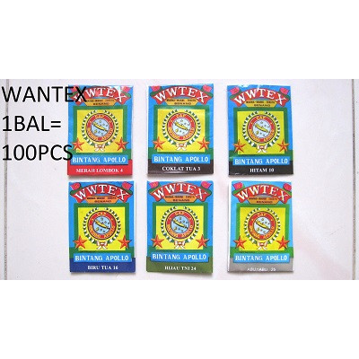 Pewarna Tekstil / Pewarna Pakaian merk WANTEX