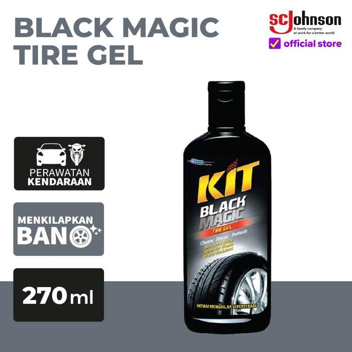 CARZON KIT Black Magic Tire Gel Semir Ban Mobil Motor 300ml