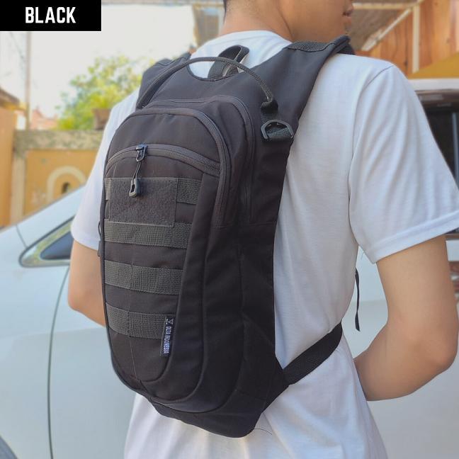 DLTA BAGPIT X Tas Gowes Tactical Army Tas Sepeda Tactical Olahraga - BLACK