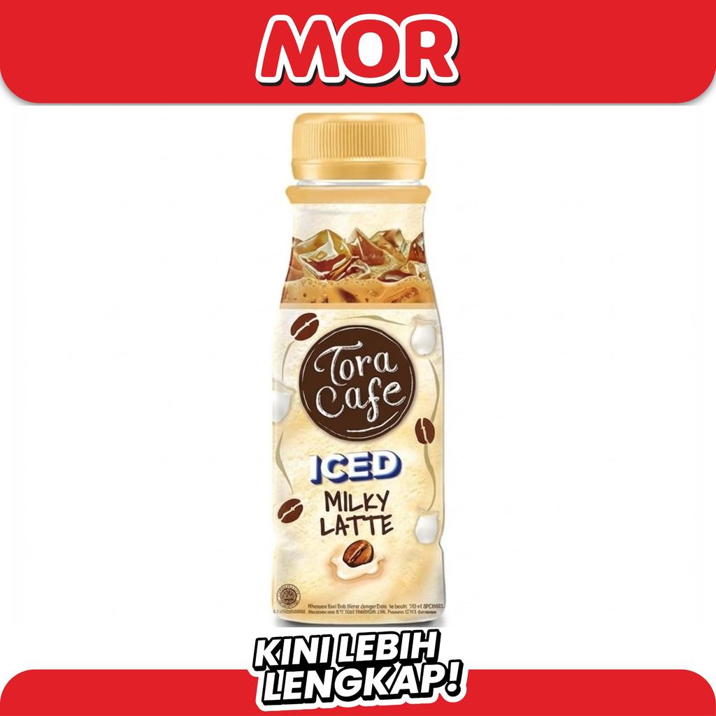 TORA CAFE Iced Milky Latte 180ml - Kopi Botol Siap Minum Ala Cafe - Minuman Kopi Susu Instan