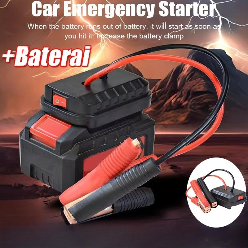 Starter jumper mobil portabel Starter jumper aki mobil Kotak jumper portabel baterai lithium Paket b