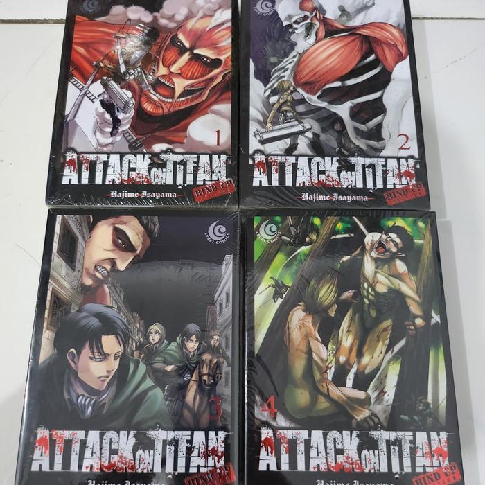 Komik Attack On Titan Bind Up set vol 1-4 segel