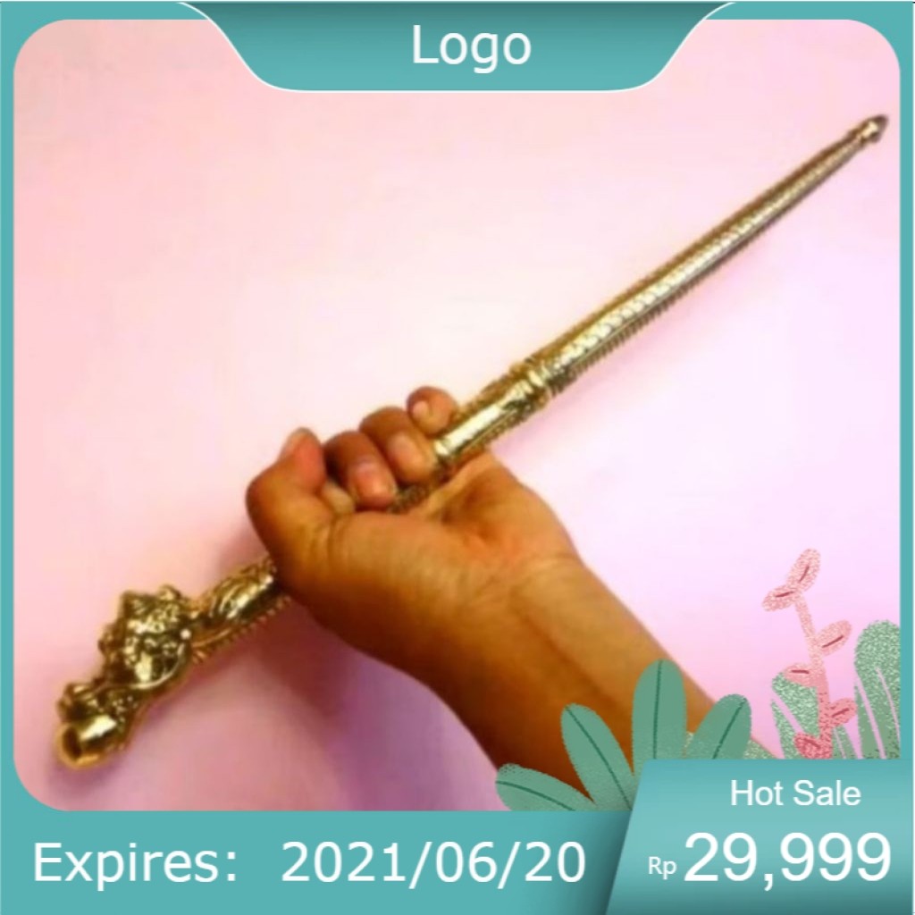 Tongkat Komando Naga Bahan Kuningan