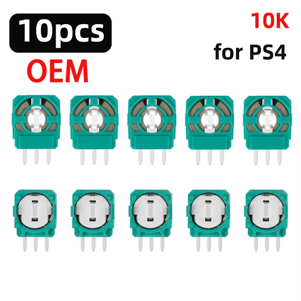 5/10Pc Original Alps Joystick 2K3 Ohm Potentiometer for Ps5 Controller Replacement Repair Parts 3D A