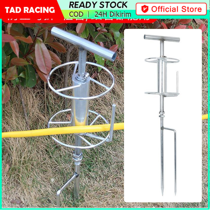 Alat Pemandu Selang Air Pertanian Anti Karat Galvanis Tebal Untuk Semprot Pestisida Garden Kebun Rol