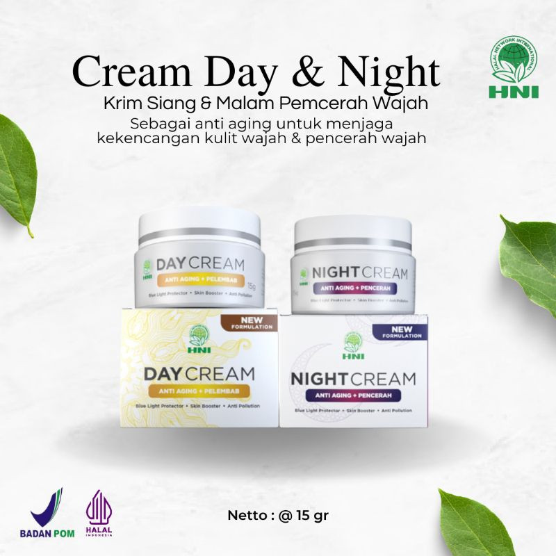 PAKET DAY & NIGHT CREAM HNI HPAI  | AnSajKH01
