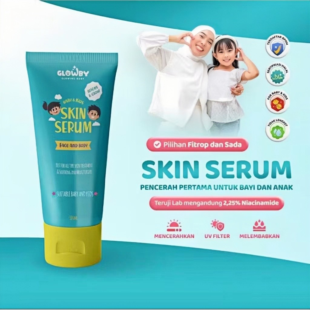 Skin Serum Anak dan Baby Lotion/Memutihkan Pencerah Kulit Bayi dan Anak 100 ml bekas gatal Penghilan
