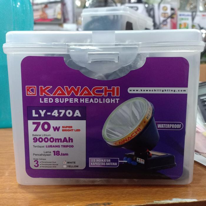 HEADLAMP SENTER KEPALA KAWACHI 70W WATERPROOF 70 WATT 470