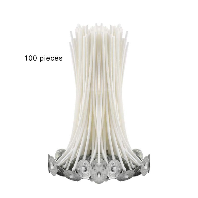 100pcs Cotton Wicks Candle 10/15cm Sumbu Lilin Aromaterapi Diy Sumbu Lilin Gulungan
