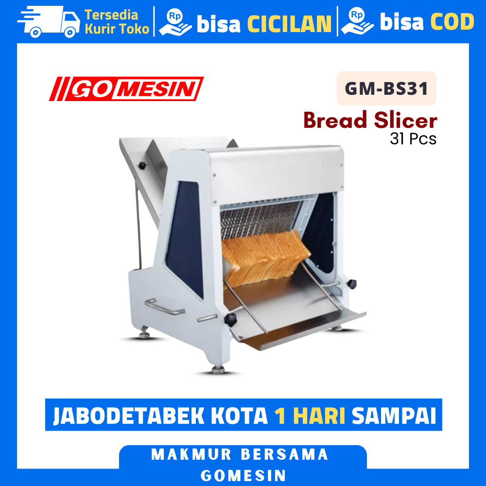Bread Slicer Getra Q31GC Mesin Pemotong Roti Tawar 31 Mata Pisau Garansi Resmi