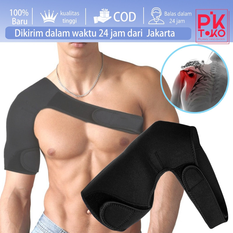 CIMOSHOP - Deker Pelindung Penyangga Bahu/Shoulder Support/Alat Cedera Bahu/Terapi Cedera Bahu/Perli