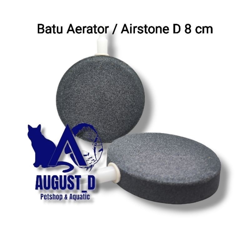 Airstone ASC-80 Batu Aerator Bulat Pipih Diameter 8cm